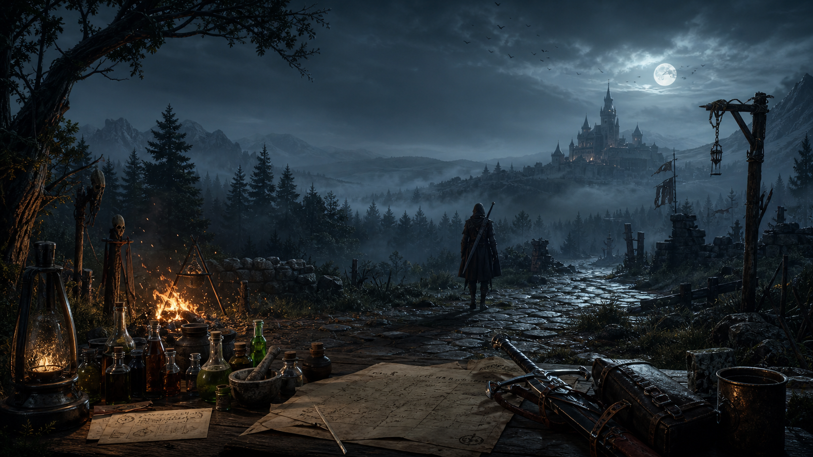 The Witcher 3 Witcher Gear School Route